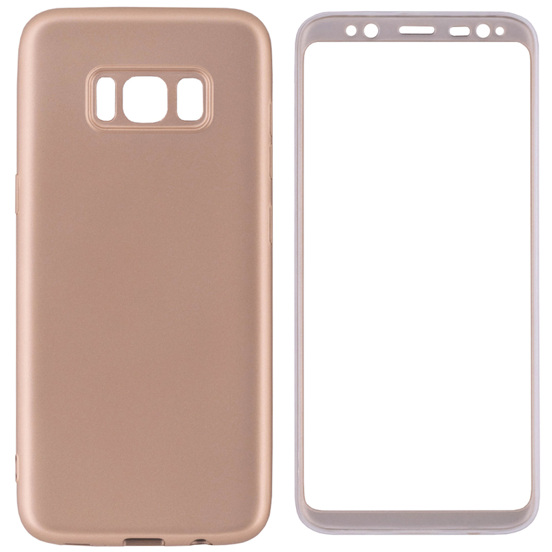 Husa Samsung Galaxy S8 TPU Smart Case 360 Full Cover Auriu