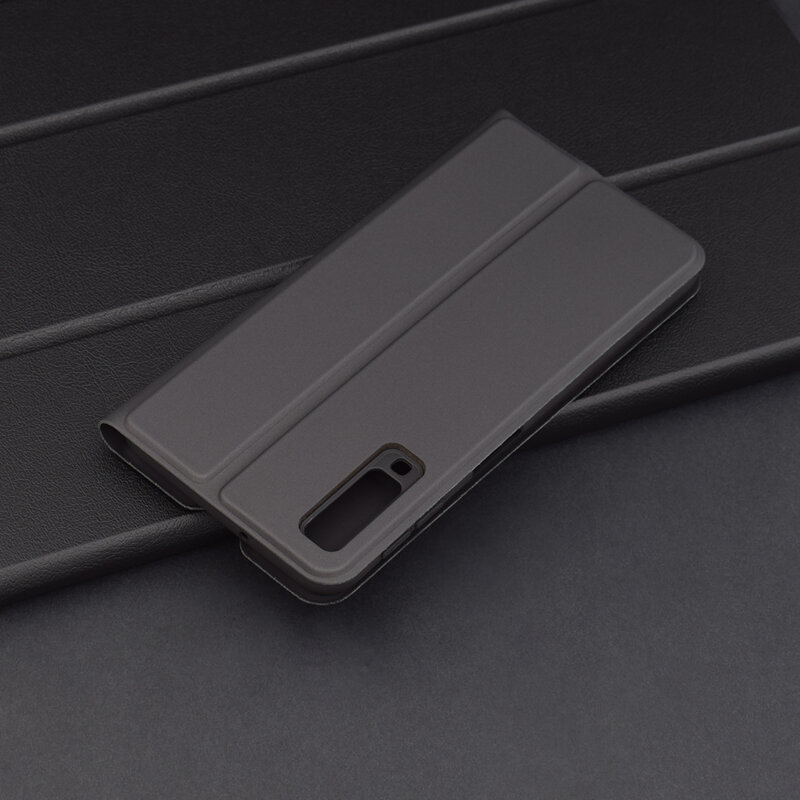 Husa Samsung Galaxy A7 2018 Techsuit Magskin Book, negru