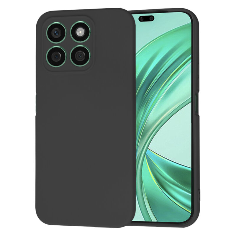 Husa silicon Honor X8b Techsuit SoftFlex, negru