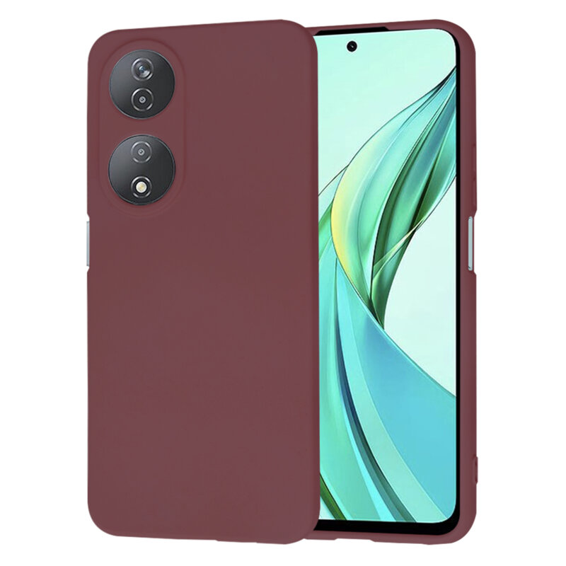 Husa silicon Honor 90 SMART Techsuit SoftFlex, bordo