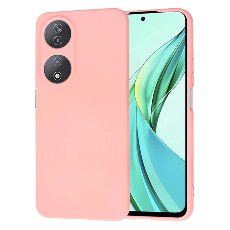 Husa silicon Honor 90 SMART Techsuit SoftFlex, roz