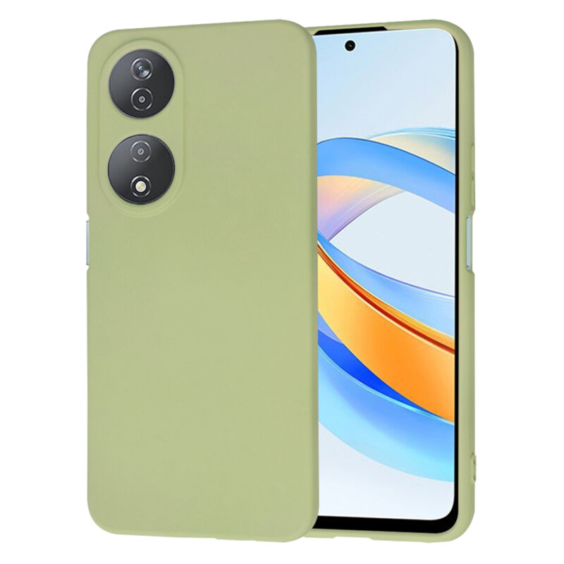 Husa silicon Honor X7b 5G Techsuit SoftFlex, verde
