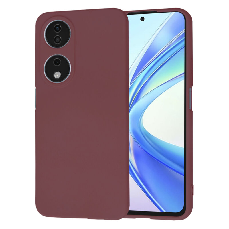 Husa silicon Honor X7b Techsuit SoftFlex, bordo