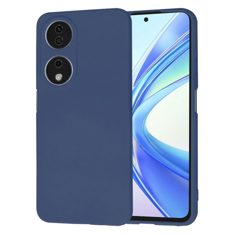 Husa silicon Honor X7b Techsuit SoftFlex, bleumarin