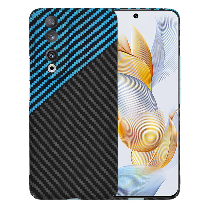 Husa Honor 90 Techsuit Carbonite FiberShell, bleu