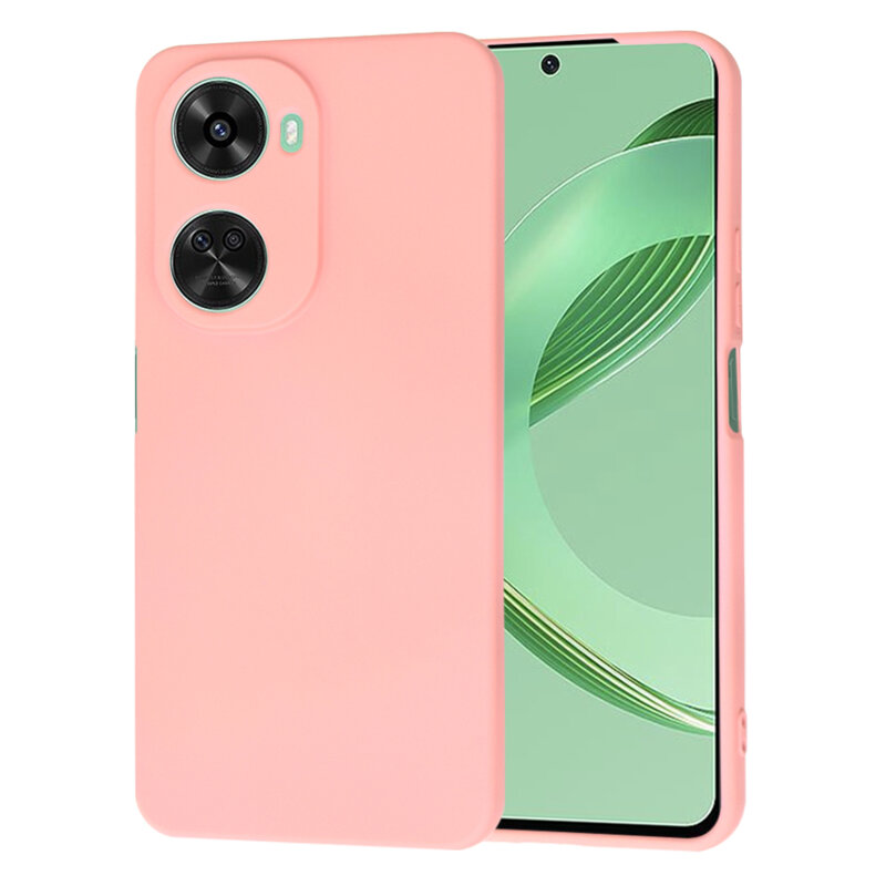 Husa silicon Huawei nova 12 SE Techsuit SoftFlex, roz