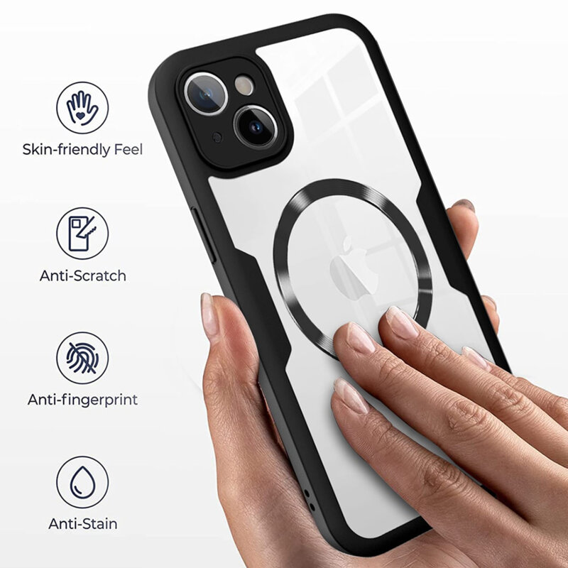 Husa 360° iPhone 15 Techsuit ColorVerse MagSafe, albastru