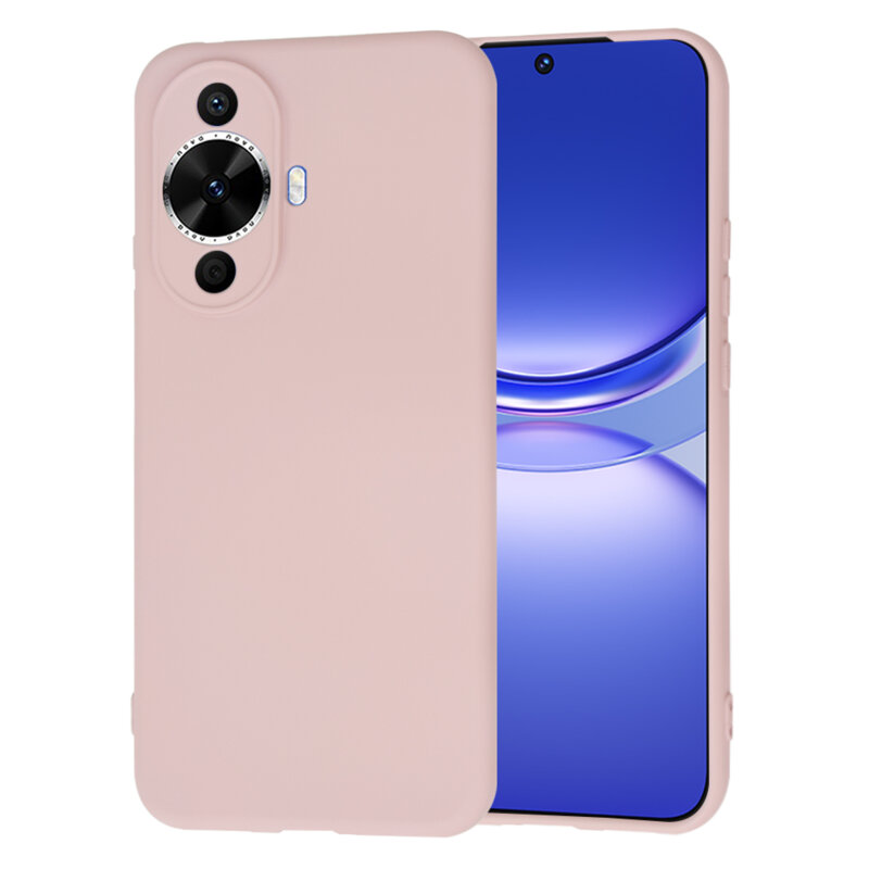 Husa silicon Huawei nova 12s Techsuit SoftFlex, roz pudra