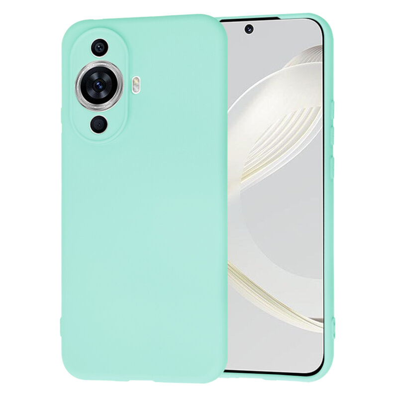 Husa silicon Huawei nova 11 Techsuit SoftFlex, turcoaz