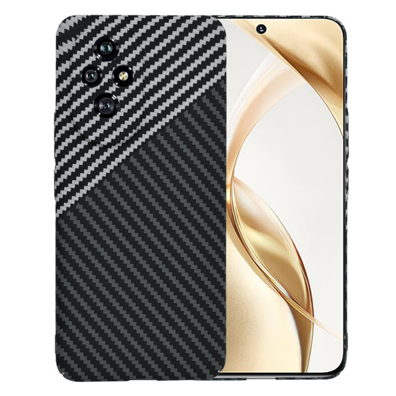 Husa Honor 200 Techsuit Carbonite FiberShell, gri