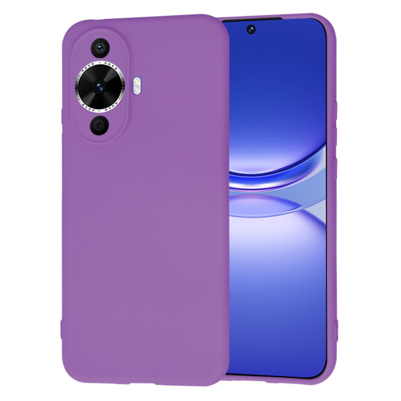 Husa silicon Huawei nova 12s Techsuit SoftFlex, mov