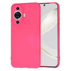 Husa silicon Huawei nova 11 Techsuit SoftFlex, fucsia