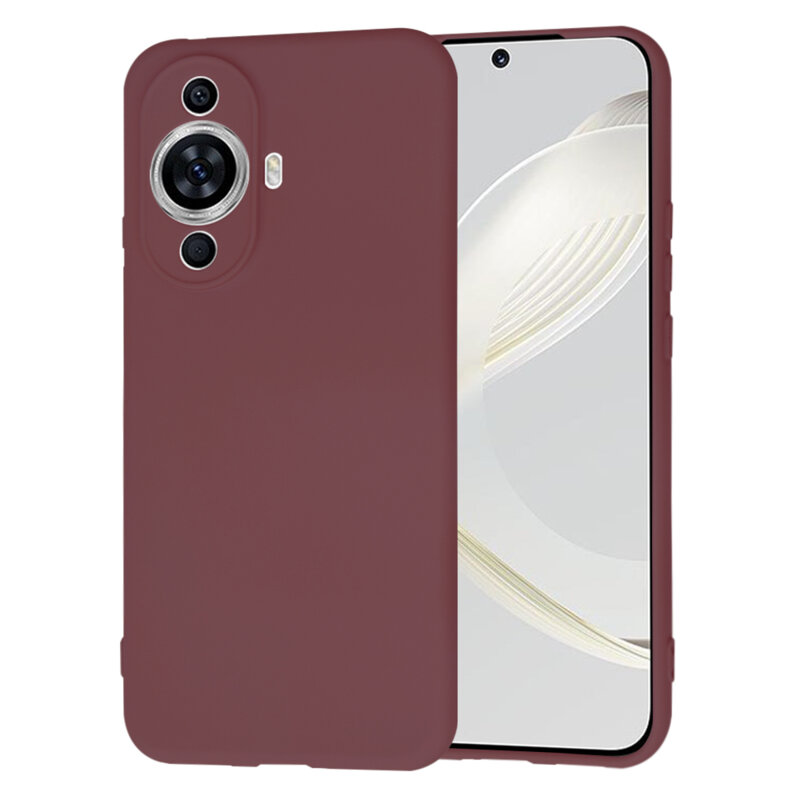 Husa silicon Huawei nova 11 Techsuit SoftFlex, bordo