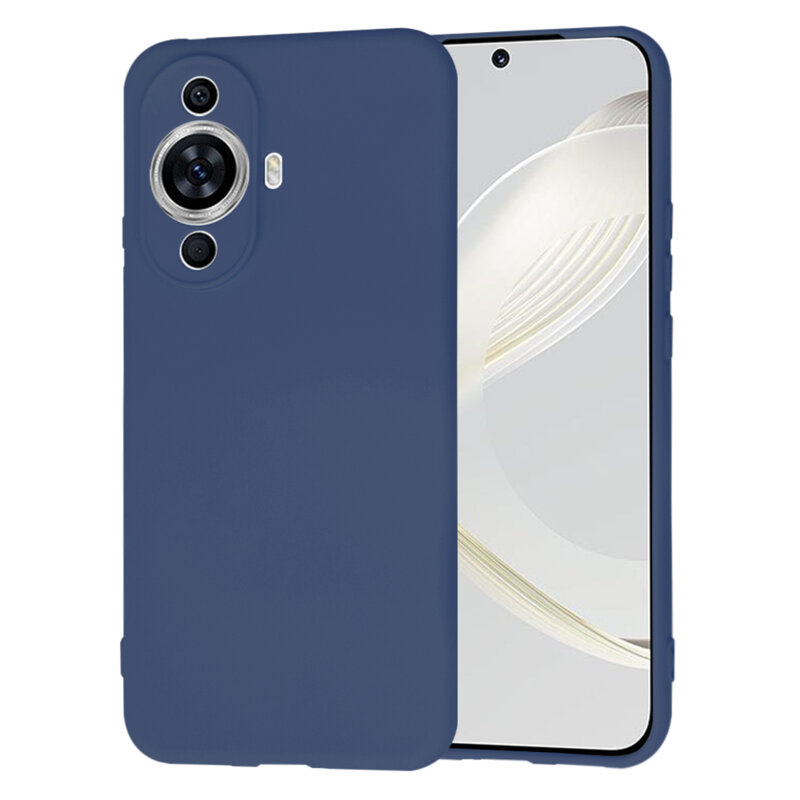 Husa silicon Huawei nova 11 Techsuit SoftFlex, bleumarin