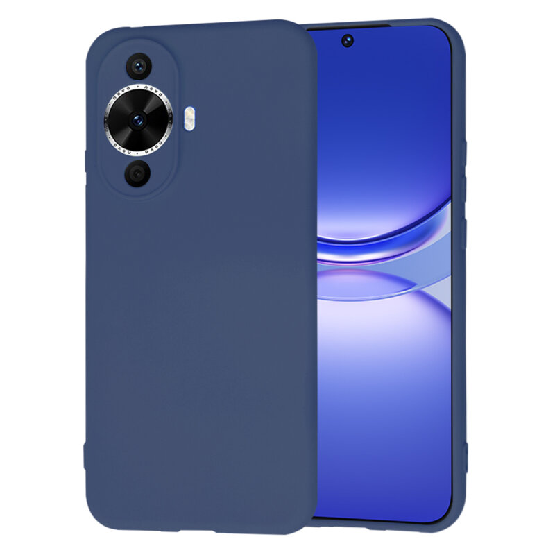 Husa silicon Huawei nova 12s Techsuit SoftFlex, bleumarin