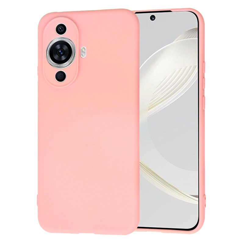 Husa silicon Huawei nova 11 Techsuit SoftFlex, roz