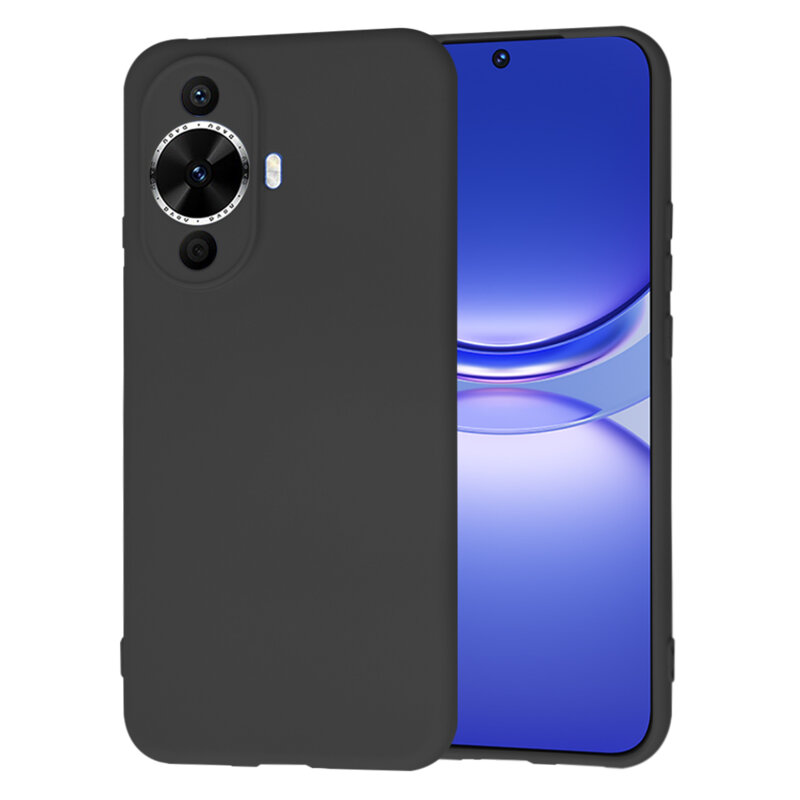 Husa silicon Huawei nova 12s Techsuit SoftFlex, negru
