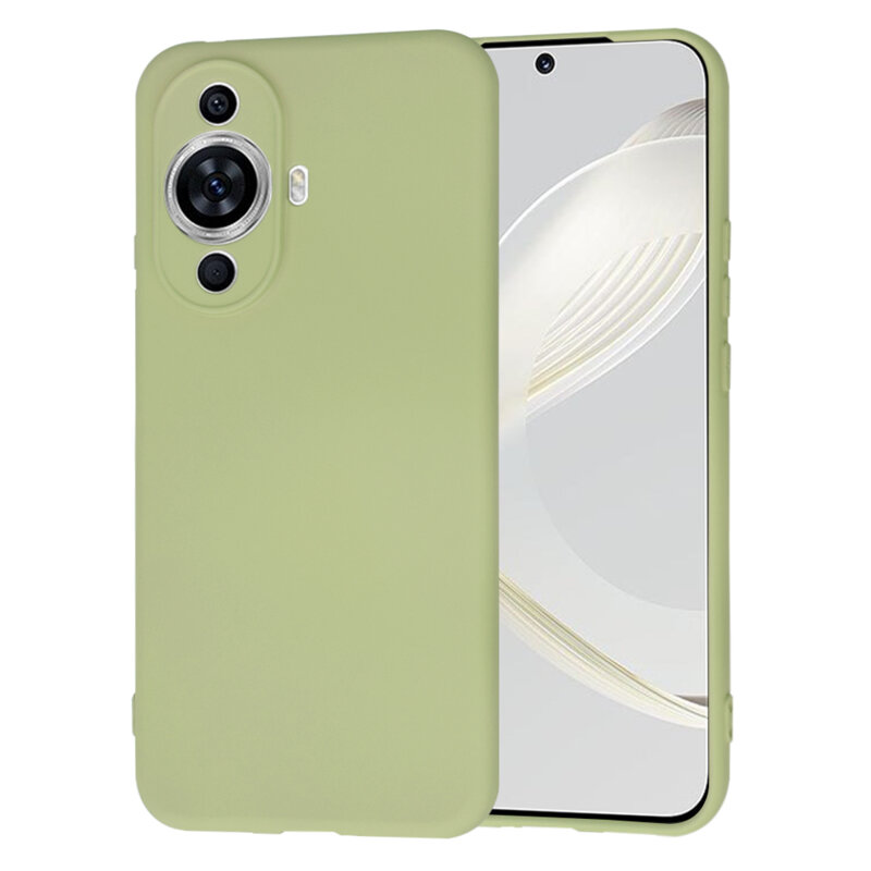 Husa silicon Huawei nova 11 Techsuit SoftFlex, verde