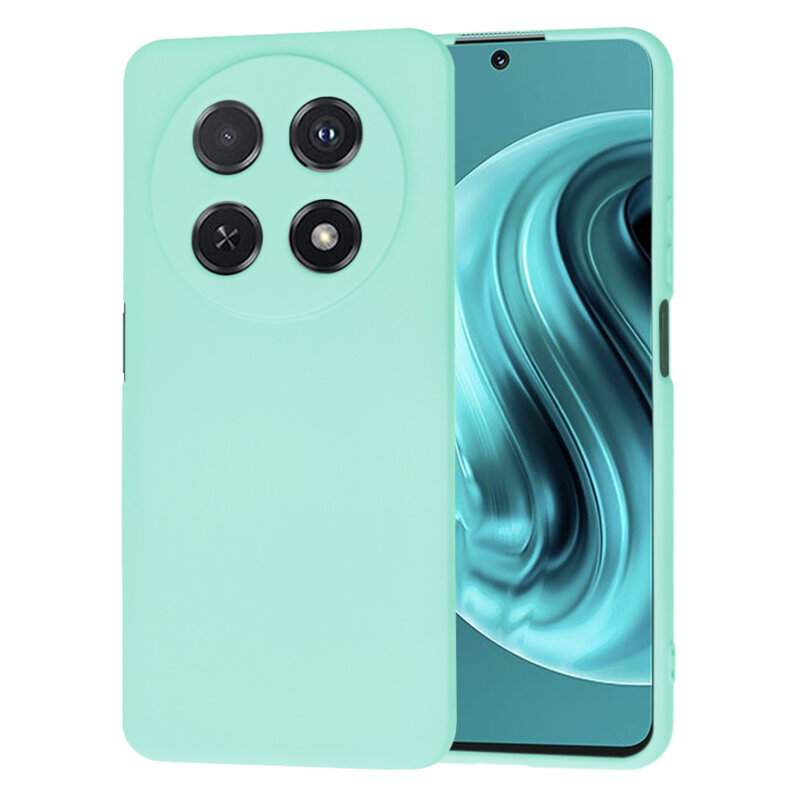 Husa silicon Huawei nova 12i Techsuit SoftFlex, turcoaz