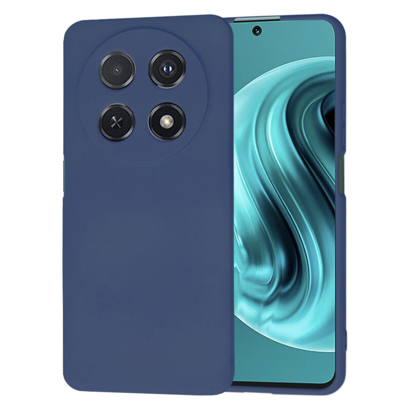 Husa silicon Huawei nova 12i Techsuit SoftFlex, bleumarin