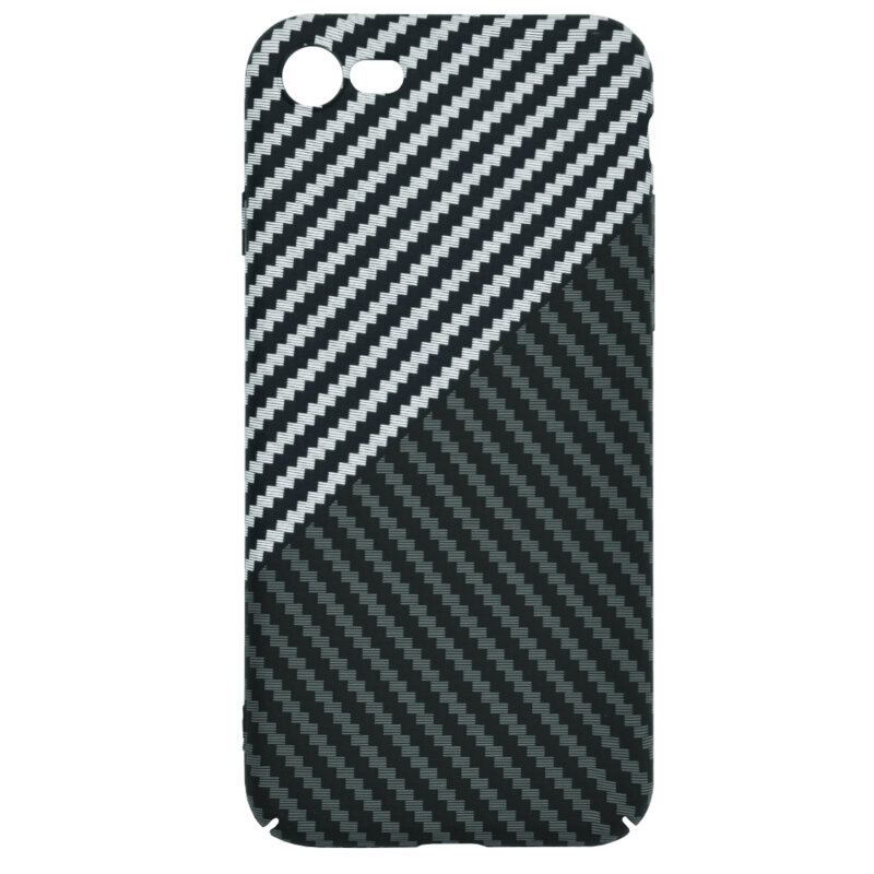 Husa iPhone 7 Techsuit Carbonite FiberShell, gri