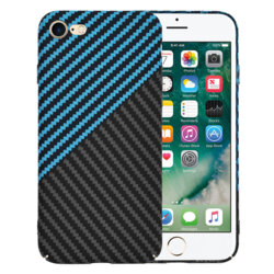 Husa iPhone 7 Techsuit Carbonite FiberShell, bleu