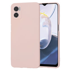 Husa silicon Motorola Moto E22i Techsuit SoftFlex, roz pudra