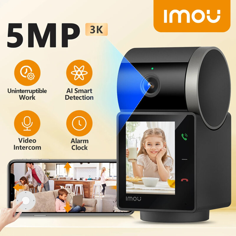 Camera supraveghere interior smart Imou, IPC-S2VBP-5M0WR