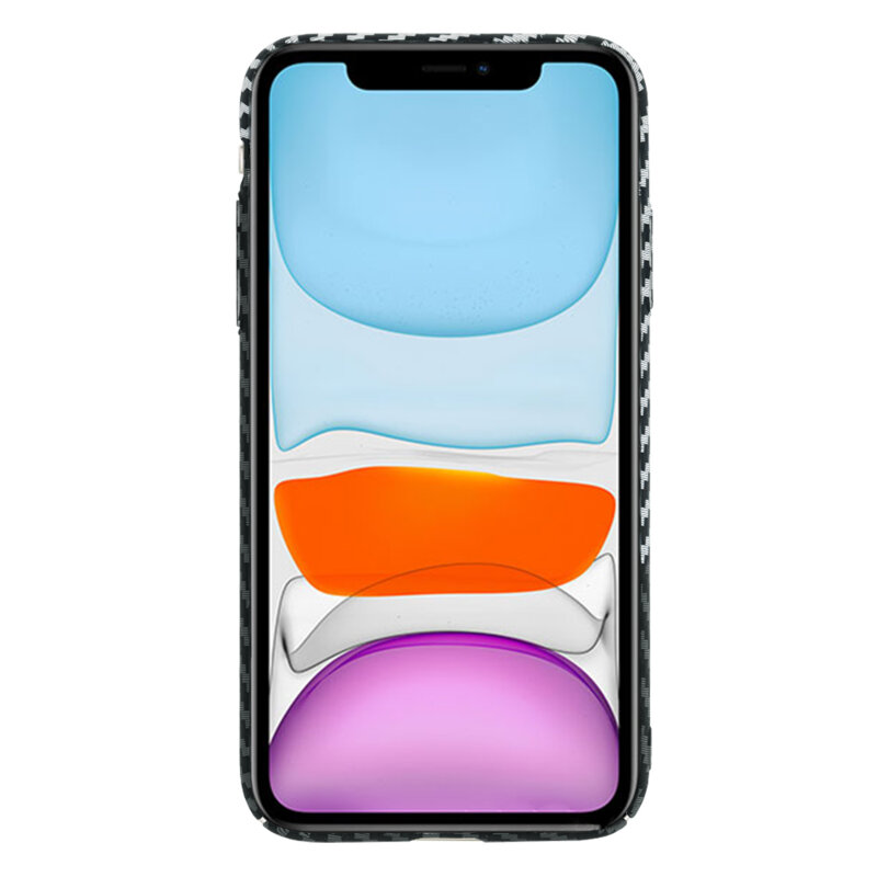 Husa iPhone 11 Techsuit Carbonite FiberShell, gri