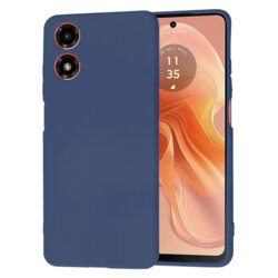 Husa silicon Motorola Moto G04s Techsuit SoftFlex, bleumarin