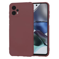 Husa silicon Motorola Moto G23 Techsuit SoftFlex, bordo