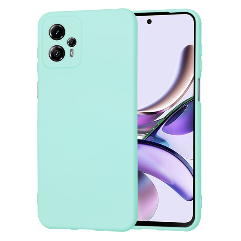 Husa silicon Motorola Moto G13 Techsuit SoftFlex, turcoaz