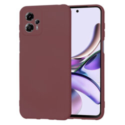 Husa silicon Motorola Moto G13 Techsuit SoftFlex, bordo