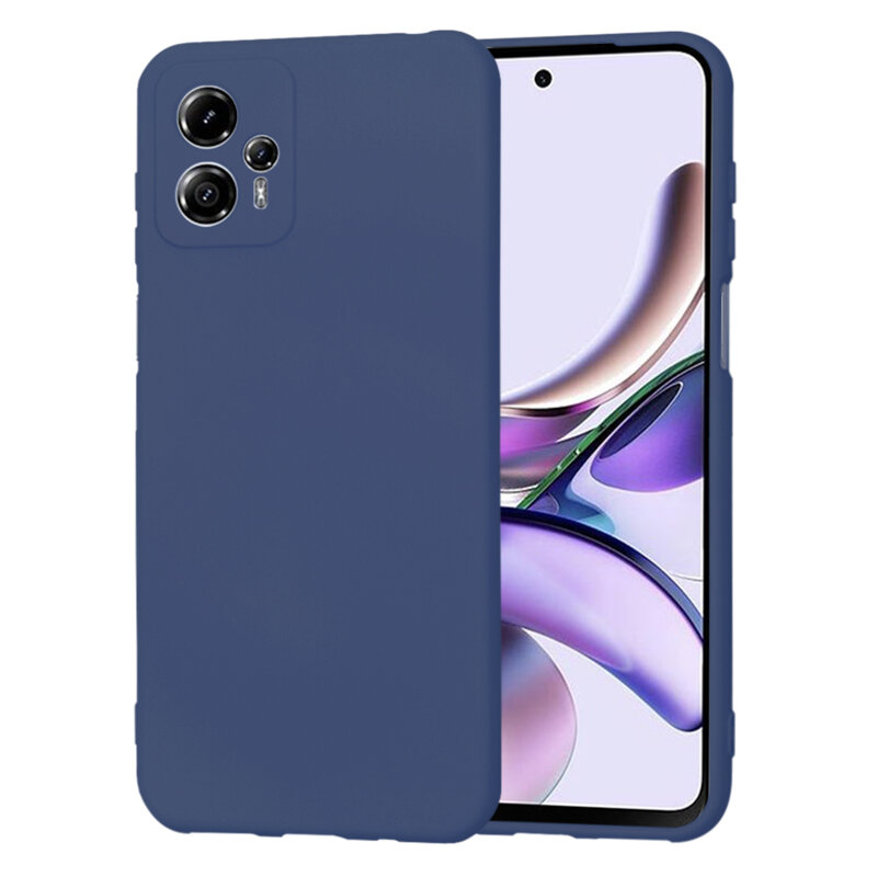 Husa silicon Motorola Moto G13 Techsuit SoftFlex, bleumarin