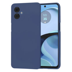 Husa silicon Motorola Moto G14 Techsuit SoftFlex, bleumarin