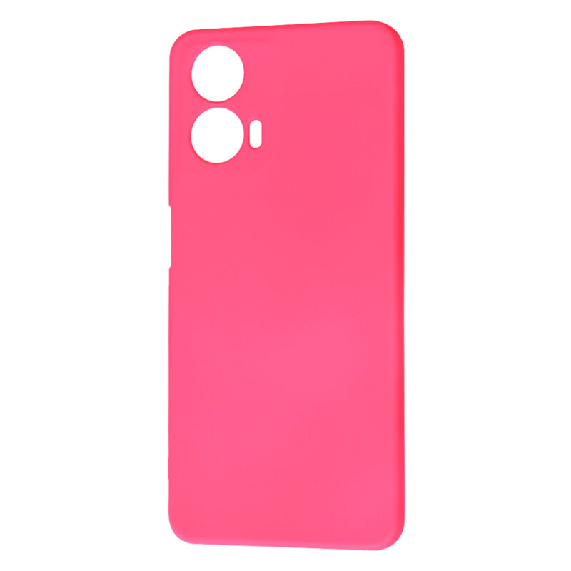 Husa silicon Motorola Moto G24 Techsuit SoftFlex, fucsia