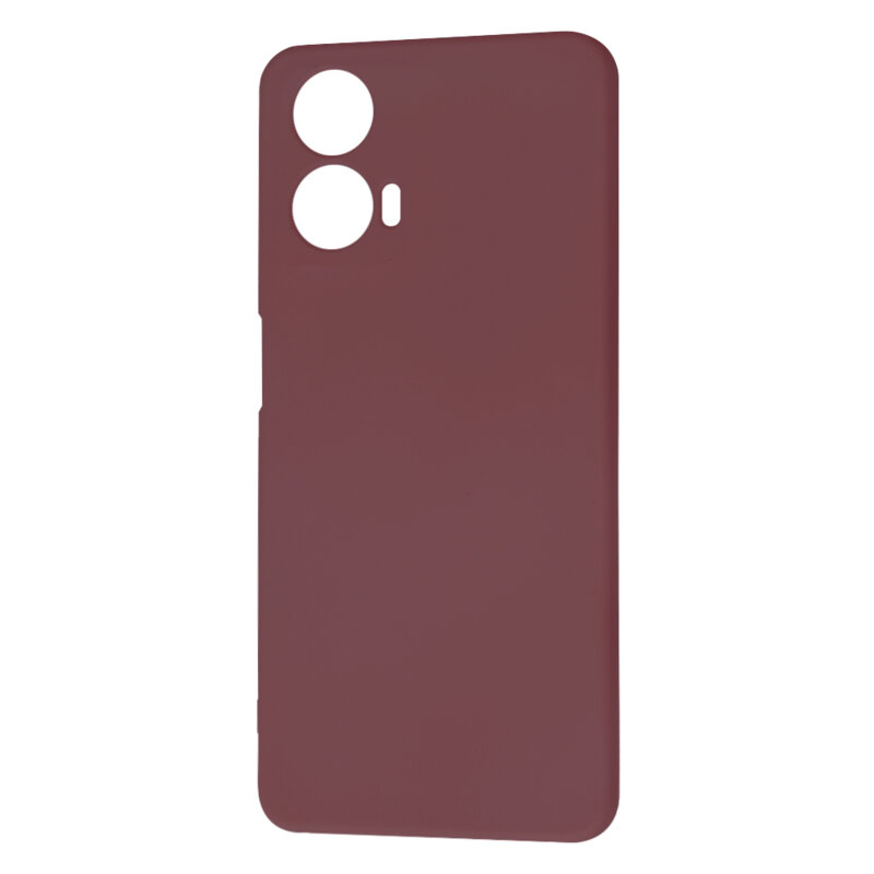 Husa silicon Motorola Moto G24 Techsuit SoftFlex, bordo