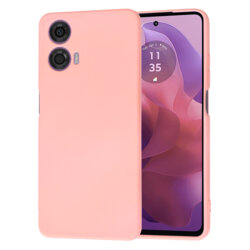 Husa silicon Motorola Moto G24 Techsuit SoftFlex, roz