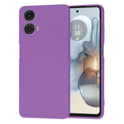Husa silicon Motorola Moto G24 Power Techsuit SoftFlex, mov