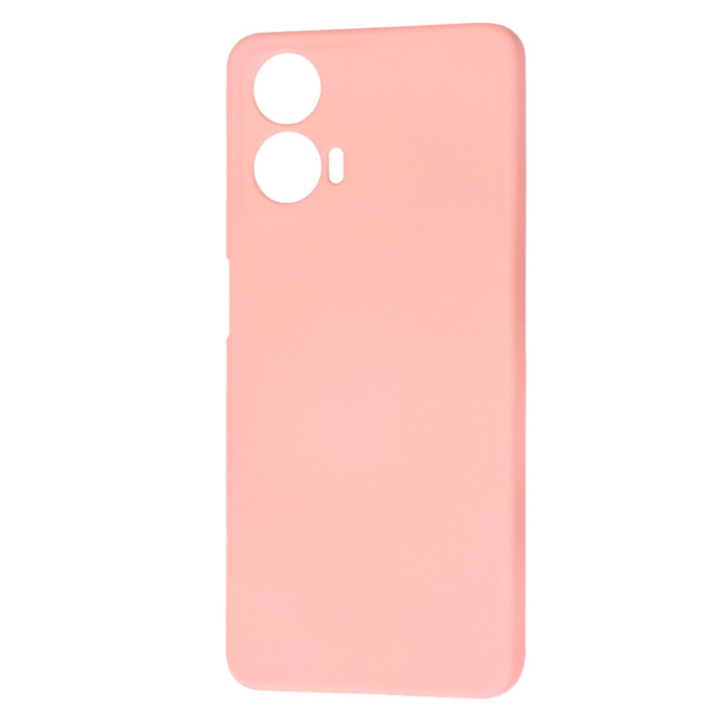 Husa silicon Motorola Moto G24 Power Techsuit SoftFlex, roz