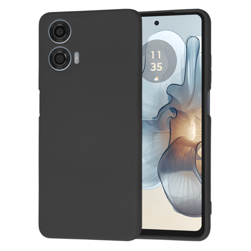 Husa silicon Motorola Moto G24 Power Techsuit SoftFlex, negru