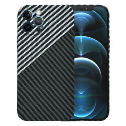 Husa iPhone 12 Pro Max Techsuit Carbonite FiberShell, gri