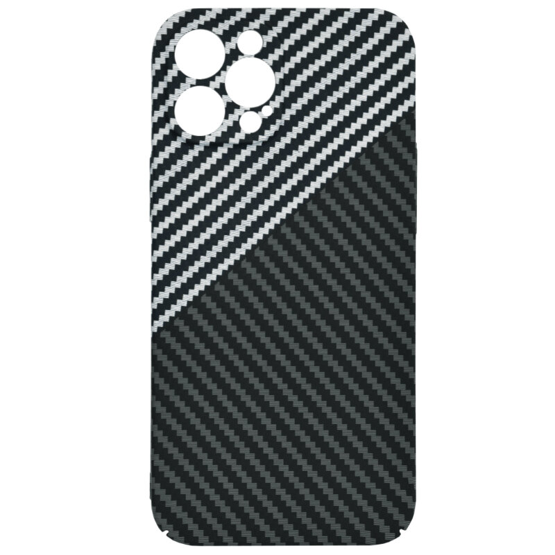 Husa iPhone 12 Pro Max Techsuit Carbonite FiberShell, gri