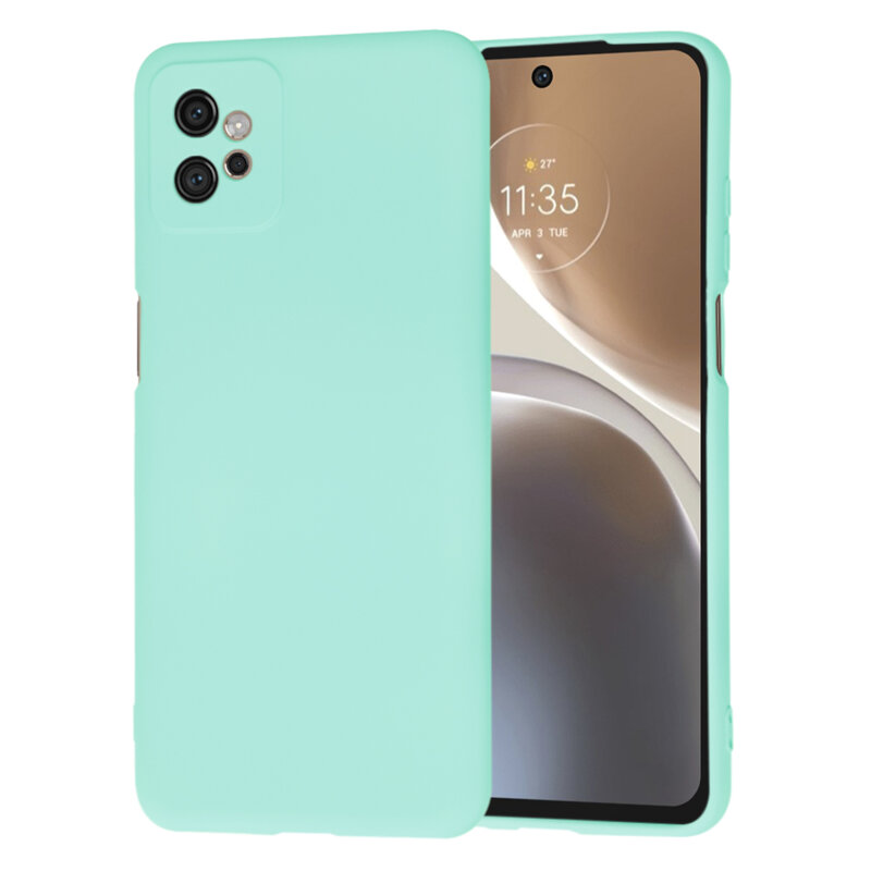 Husa silicon Motorola Moto G32 Techsuit SoftFlex, turcoaz
