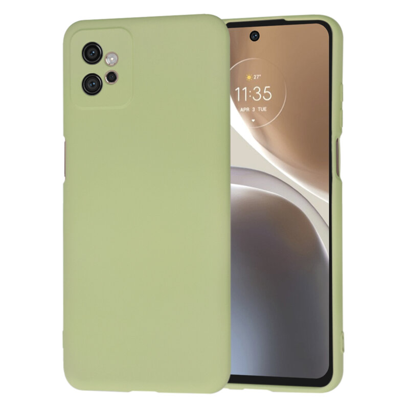 Husa silicon Motorola Moto G32 Techsuit SoftFlex, verde
