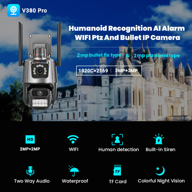 Camera supraveghere cu senzor de miscare Techsuit C11X, P11-QQ6