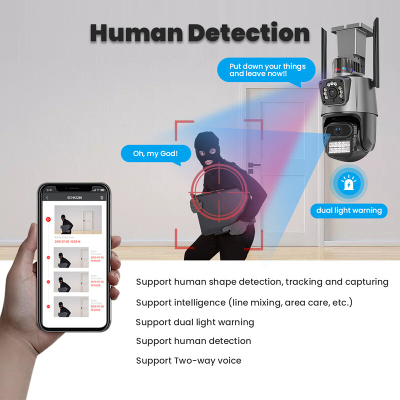 Camera supraveghere cu senzor de miscare Techsuit C11X, P11-QQ6