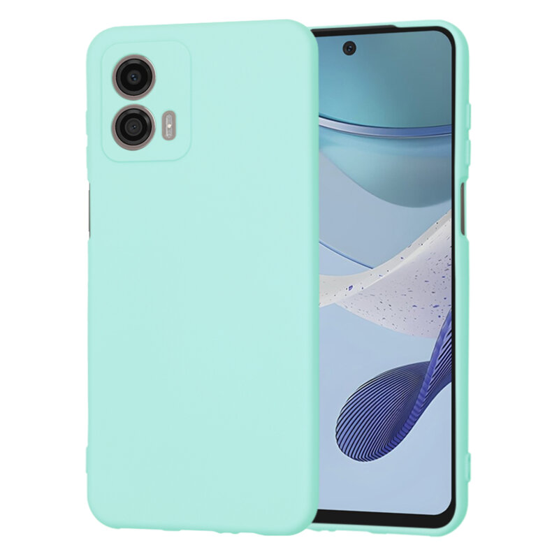 Husa silicon Motorola Moto G53 Techsuit SoftFlex, turcoaz