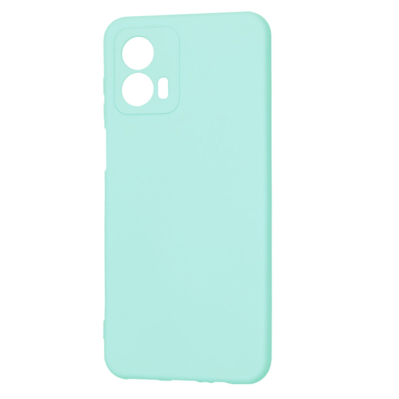 Husa silicon Motorola Moto G53 Techsuit SoftFlex, turcoaz
