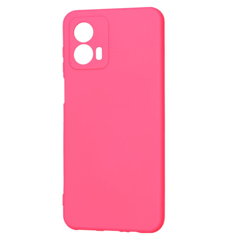 Husa silicon Motorola Moto G53 Techsuit SoftFlex, fucsia